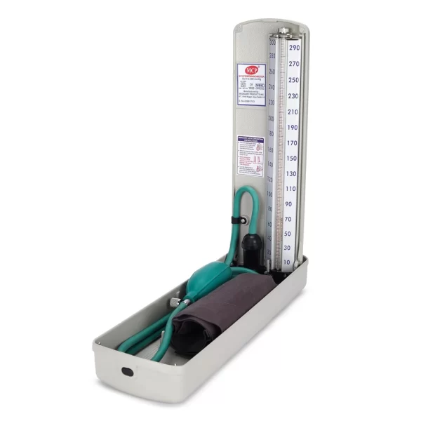 Dr. Care Deluxe Mercury Sphygmomanometer Accurate Blood Pressure Monitoring, for professional & personal use