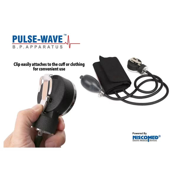 Pulse Wave New Sphygmomanometer Aneroid Watch type Blood Pressure Monitor