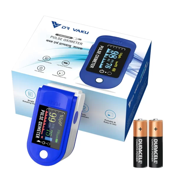 DR VAKU® Swadesi Pulse Oximeter Fingertip,  Blood Oxygen Meter Finger Oximeter Finger with Pulse